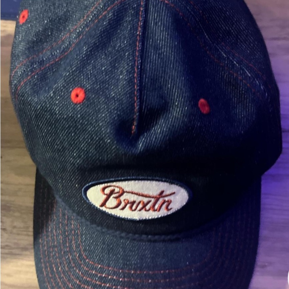 Brixton Navy and Red Cap